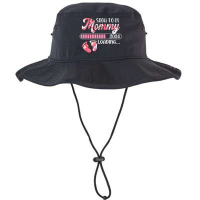 Promoted To Mommy Est 2024 New Mom First Mommy Legacy Cool Fit Booney Bucket Hat