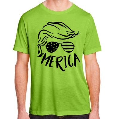 President Trump Merica Great Gift Adult ChromaSoft Performance T-Shirt