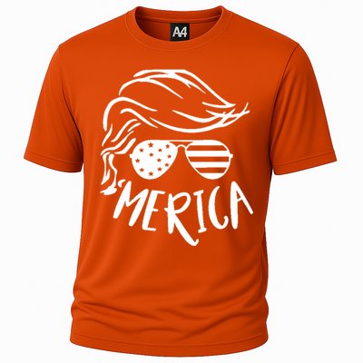 President Trump Merica Great Gift Cooling Performance Crew T-Shirt