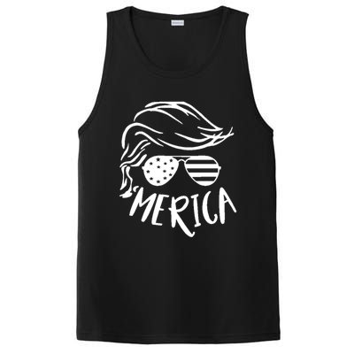 President Trump Merica Great Gift PosiCharge Competitor Tank