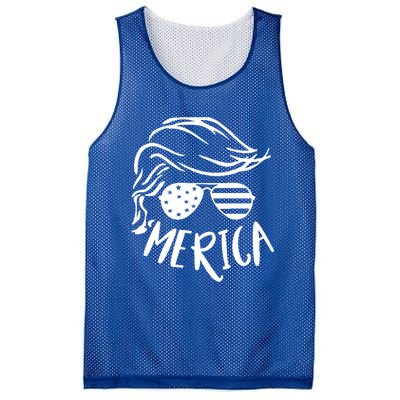 President Trump Merica Great Gift Mesh Reversible Basketball Jersey Tank