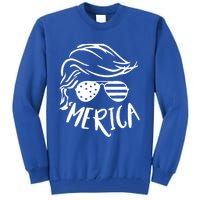 President Trump Merica Great Gift Tall Sweatshirt