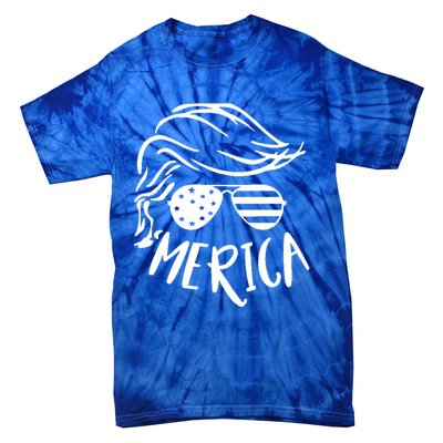 President Trump Merica Great Gift Tie-Dye T-Shirt