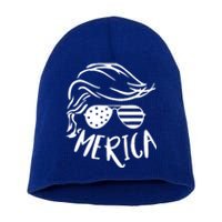 President Trump Merica Great Gift Short Acrylic Beanie