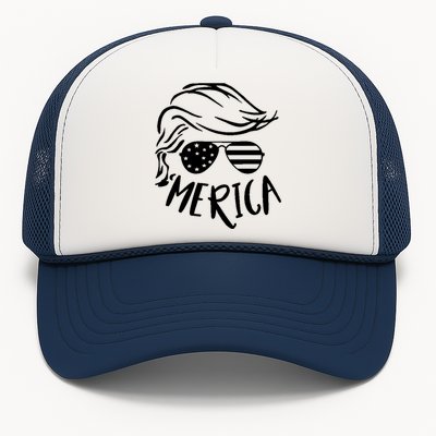 President Trump Merica Great Gift Trucker Hat