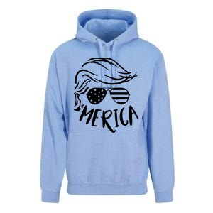 President Trump Merica Great Gift Unisex Surf Hoodie