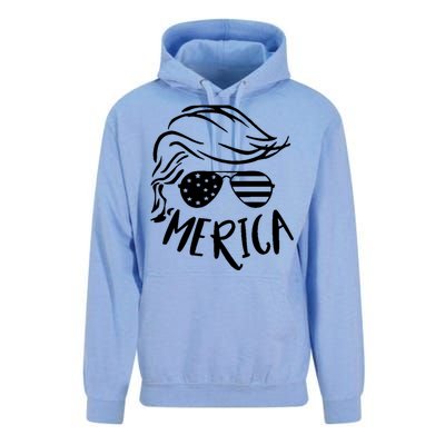 President Trump Merica Great Gift Unisex Surf Hoodie