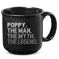 POPPY The Man The Myth The Legend Father's Day Funny 15oz Campfire Ceramic Mug
