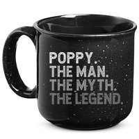 POPPY The Man The Myth The Legend Father's Day Funny 15oz Campfire Ceramic Mug
