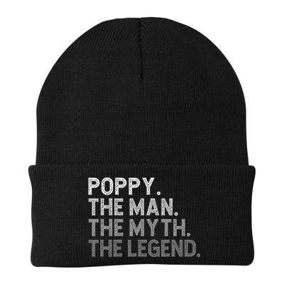 POPPY The Man The Myth The Legend Father's Day Funny Beanie