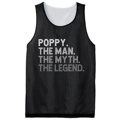 POPPY The Man The Myth The Legend Father's Day Funny Mesh Reversible Basketball Jersey Tank