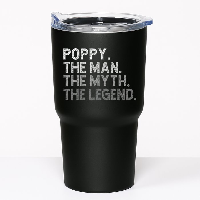 POPPY The Man The Myth The Legend Father's Day Funny Tumbler
