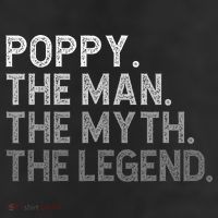POPPY The Man The Myth The Legend Father's Day Funny 25L Jumbo Tote