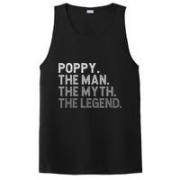 POPPY The Man The Myth The Legend Father's Day Funny PosiCharge Competitor Tank