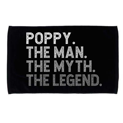 POPPY The Man The Myth The Legend Father's Day Funny Microfiber Hand Towel