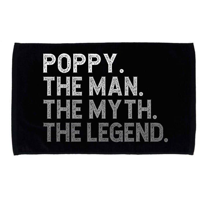 POPPY The Man The Myth The Legend Father's Day Funny Microfiber Hand Towel
