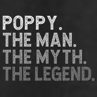 POPPY The Man The Myth The Legend Father's Day Funny Microfiber Hand Towel