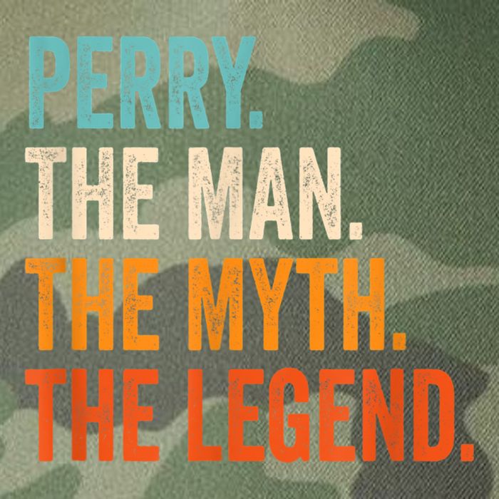 Perry The Man The Myth The Legend First Name Perry Legacy Tie Dye Trucker Hat