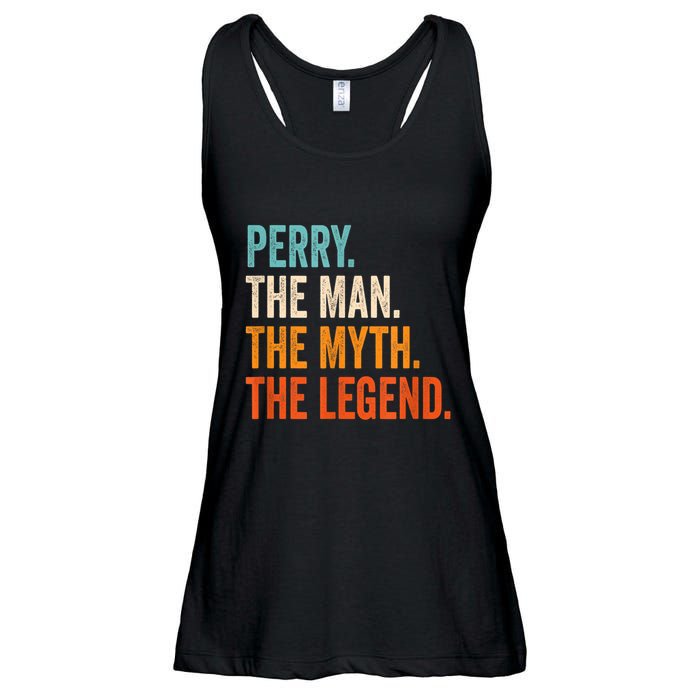 Perry The Man The Myth The Legend First Name Perry Ladies Essential Flowy Tank