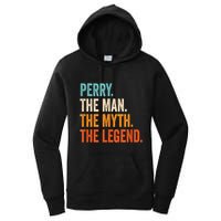 Perry The Man The Myth The Legend First Name Perry Women's Pullover Hoodie