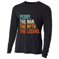 Perry The Man The Myth The Legend First Name Perry Cooling Performance Long Sleeve Crew