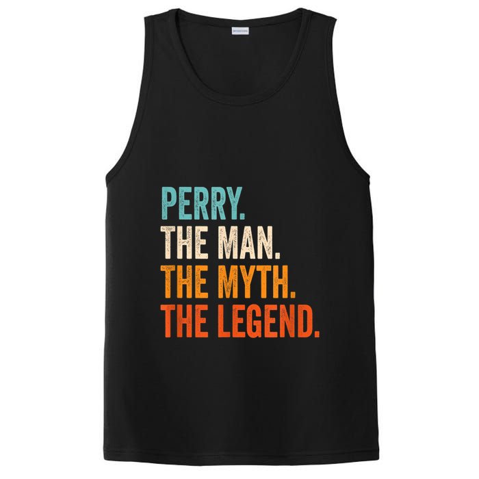 Perry The Man The Myth The Legend First Name Perry PosiCharge Competitor Tank