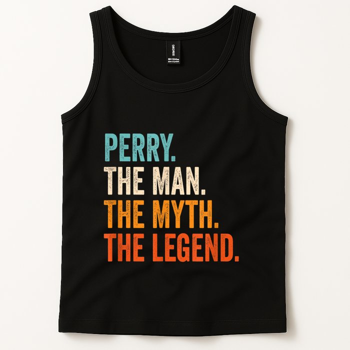 Perry The Man The Myth The Legend First Name Perry Tank Top
