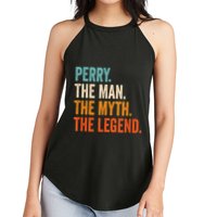 Perry The Man The Myth The Legend First Name Perry Women's Perfect Tri Rocker Tank