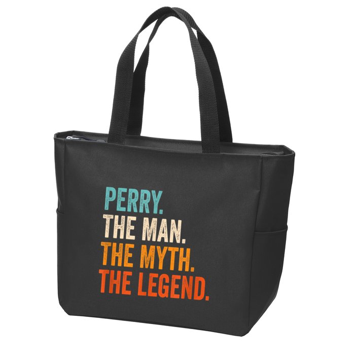 Perry The Man The Myth The Legend First Name Perry Zip Tote Bag