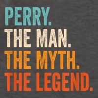 Perry The Man The Myth The Legend First Name Perry Vector Backpack