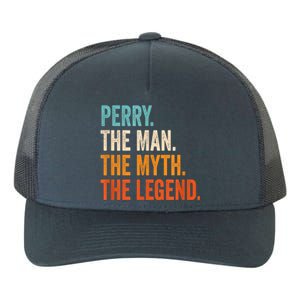 Perry The Man The Myth The Legend First Name Perry Yupoong Adult 5-Panel Trucker Hat