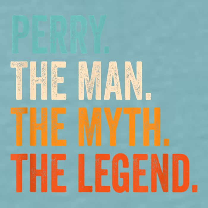 Perry The Man The Myth The Legend First Name Perry Sueded Cloud Jersey T-Shirt