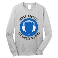 Protect The Money Makers Bold Statement Design Long Sleeve Shirt