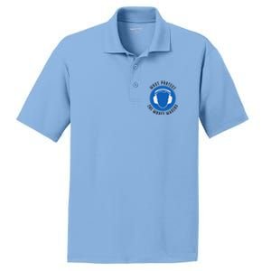 Protect The Money Makers Bold Statement Design PosiCharge RacerMesh Polo