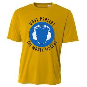 Protect The Money Makers Bold Statement Design Cooling Performance Crew T-Shirt