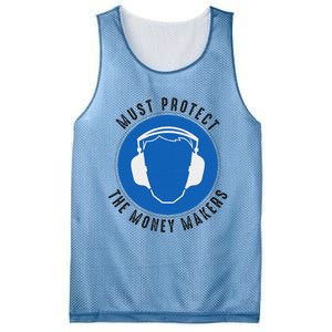 Protect The Money Makers Bold Statement Design Mesh Reversible Basketball Jersey Tank