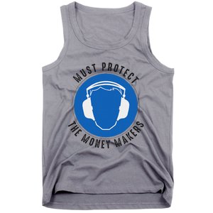 Protect The Money Makers Bold Statement Design Tank Top