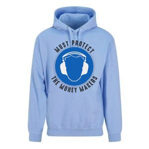 Protect The Money Makers Bold Statement Design Unisex Surf Hoodie