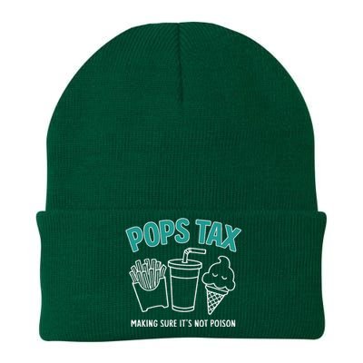 Pops Tax Making Sure ItS Not P.O.I.S.O.N Knit Cap Winter Beanie