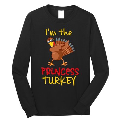 Princess Turkey Matching Family Group Thanksgiving Party Long Sleeve Shirt