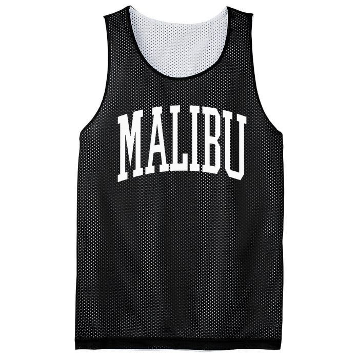 Preppy Trendy Malibu California Mesh Reversible Basketball Jersey Tank