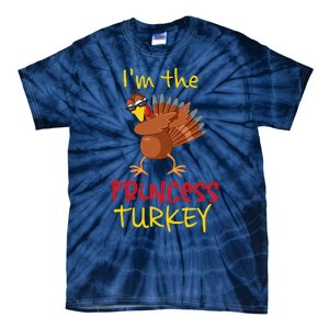 Princess Turkey Matching Family Group Thanksgiving Party Tie-Dye T-Shirt