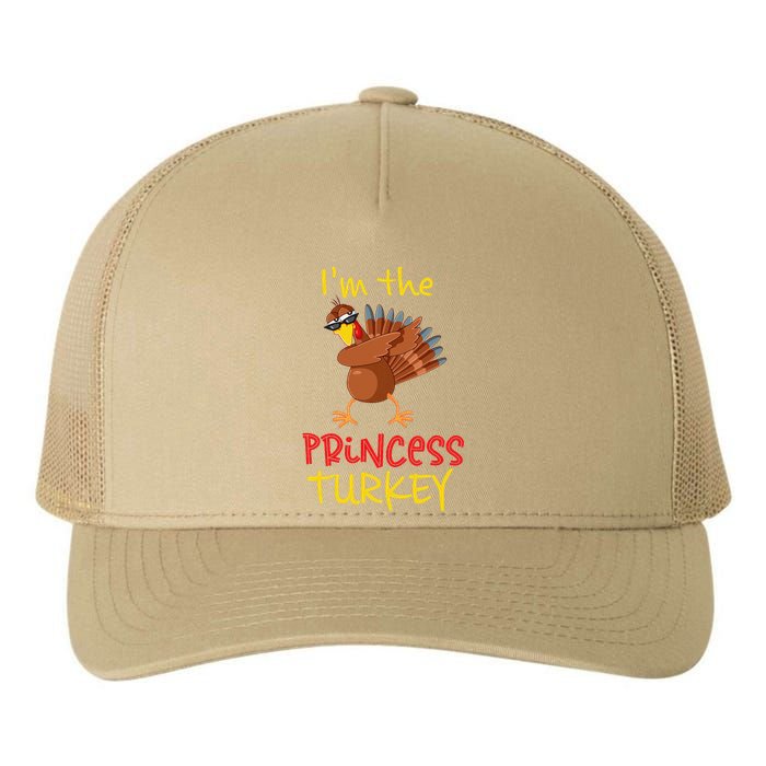 Princess Turkey Matching Family Group Thanksgiving Party Yupoong Adult 5-Panel Trucker Hat