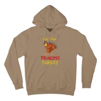 Princess Turkey Matching Family Group Thanksgiving Party Hoodie