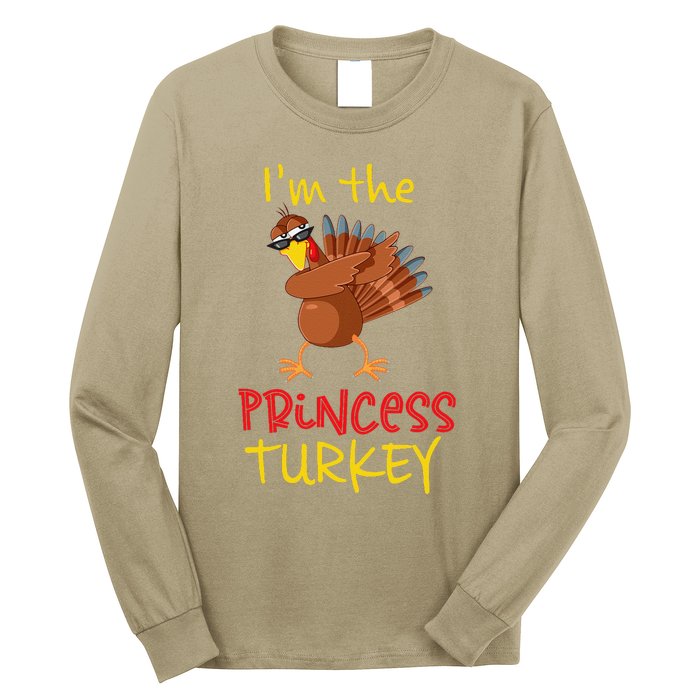 Princess Turkey Matching Family Group Thanksgiving Party Long Sleeve Shirt