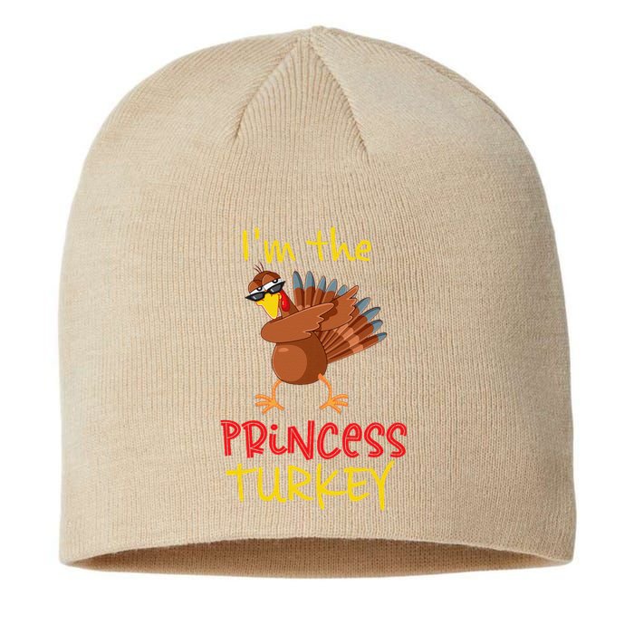 Princess Turkey Matching Family Group Thanksgiving Party Sustainable Beanie