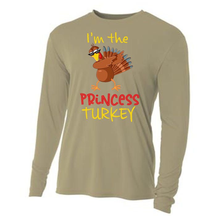 Princess Turkey Matching Family Group Thanksgiving Party Cooling Performance Long Sleeve Crew