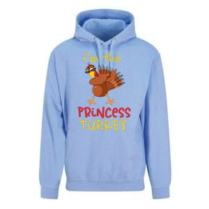 Princess Turkey Matching Family Group Thanksgiving Party Unisex Surf Hoodie