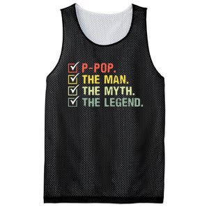 Ppop The Man The Myth The Legend Gifts Mesh Reversible Basketball Jersey Tank