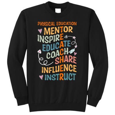 PE Teacher Mentor Physical Education Teacher Tall Sweatshirt